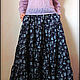 Order Long skirt 'Ink'. Jahlighta (Jahlighta). Livemaster. . Skirts Фото №3