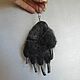 Order Charm pendant felted Bear paw made of sheep wool. Game in felting. Livemaster. . Felted Toy Фото №3