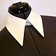 Detachable collar shirt at the front / cotton white, Collars, Moscow,  Фото №1