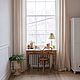 Бежевые льняные шторы. Шторы. Linen Interior. Ярмарка Мастеров.  Фото №4