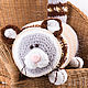 knitted pillow 'cat 'abaric' kotopoulo, Pillow, Moscow,  Фото №1