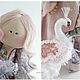 Весна. Кукла текстильная Талия. Интерьерная кукла. Warianta_dolls. Авторские куклы. Ярмарка Мастеров.  Фото №6
