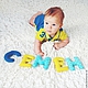 Заказать Имя из фетра "ГОЛУБОЙ И САЛАТОВЫЙ". STARRY (Лена Бородина). Ярмарка Мастеров. . Подарки на 14 февраля Фото №3