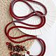Lariat bead harness 'Copper Mountain' three colors. Lariats. Tatyana Kudryavceva (KroskaBusinca). Online shopping on My Livemaster.  Фото №2