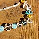 Короткие бусы Солнечные. Лэмпворк. Чокер. Огненные бусины JG - jewelry Glass. Ярмарка Мастеров.  Фото №6
