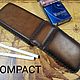 Портсигар под сигареты  (арт. Тайга compact). Портсигары. Портсигары и футляры МОЛОТОВ. Ярмарка Мастеров.  Фото №4