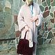 Вязаное пальто оверсайз ручной вязки из мохера. Пальто. Saharastyle.fashion. Интернет-магазин Ярмарка Мастеров.  Фото №2