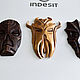 Masks from the game Skyrim fridge magnets. Interior masks. Amberwood (AmberWood). My Livemaster. Фото №4