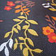 Vintage brown fabric with small flowers. Fabric. Ledy-Y. Online shopping on My Livemaster.  Фото №2