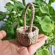 Корзинка 5-6 см. Аксессуар для кукол и игрушек. Аксессуары для кукол и игрушек. Надежда. Фурнитура для игрушек.. Ярмарка Мастеров.  Фото №9