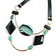 Necklace with chrysoprase and onyx, black necklace ' Melody in the forest'. Necklace. Irina Moro. My Livemaster. Фото №5