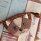 Кошелек "Любимый котик". Японский пэчворк, Монетницы, Балашиха,  Фото №1