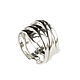 Silver Wide ring 'Trend' jewelry ring 2022, Rings, Moscow,  Фото №1
