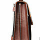 Leather tablet 203 brown. Tablet bag. Russian leather Guild. Online shopping on My Livemaster.  Фото №2