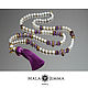 Martha beads with amethysts. Necklace. Mala by Jemma. Online shopping on My Livemaster.  Фото №2
