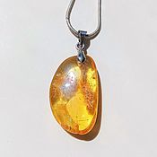 Украшения handmade. Livemaster - original item Amber Pendant made of natural amber stone 