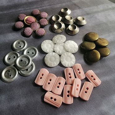 Винтаж ручной работы. Ярмарка Мастеров - ручная работа Пуговицы винтажные в наборах СССР. Handmade.