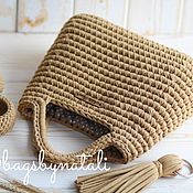 Сумки и аксессуары handmade. Livemaster - original item Women`s knitted tote bag. Handmade.