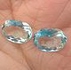 Заказать Аквамарины пара 3.23 ct "Горная река". Сертифицированные камни (Татьяна). Ярмарка Мастеров. . Комплекты свадебных украшений Фото №3