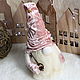 Gentle Scandinavian gnome as a gift to a girl under the Christmas tree home decoration, Tilda Decor, Moscow,  Фото №1