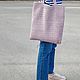 Сумка вязаная shopper Вязаный шопер Сумка-сетка. Сумка-шоппер. VAMTEPLA (Наталья). Ярмарка Мастеров.  Фото №4