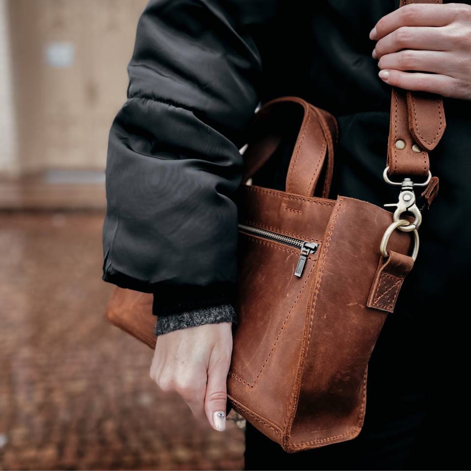 Кожаная сумка "Аннабелл" коньячного цвета в интернет-магазине Ярмарка ...