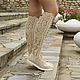 Lenie boots ' Ariadna'. High Boots. KnittedBoots. Online shopping on My Livemaster.  Фото №2