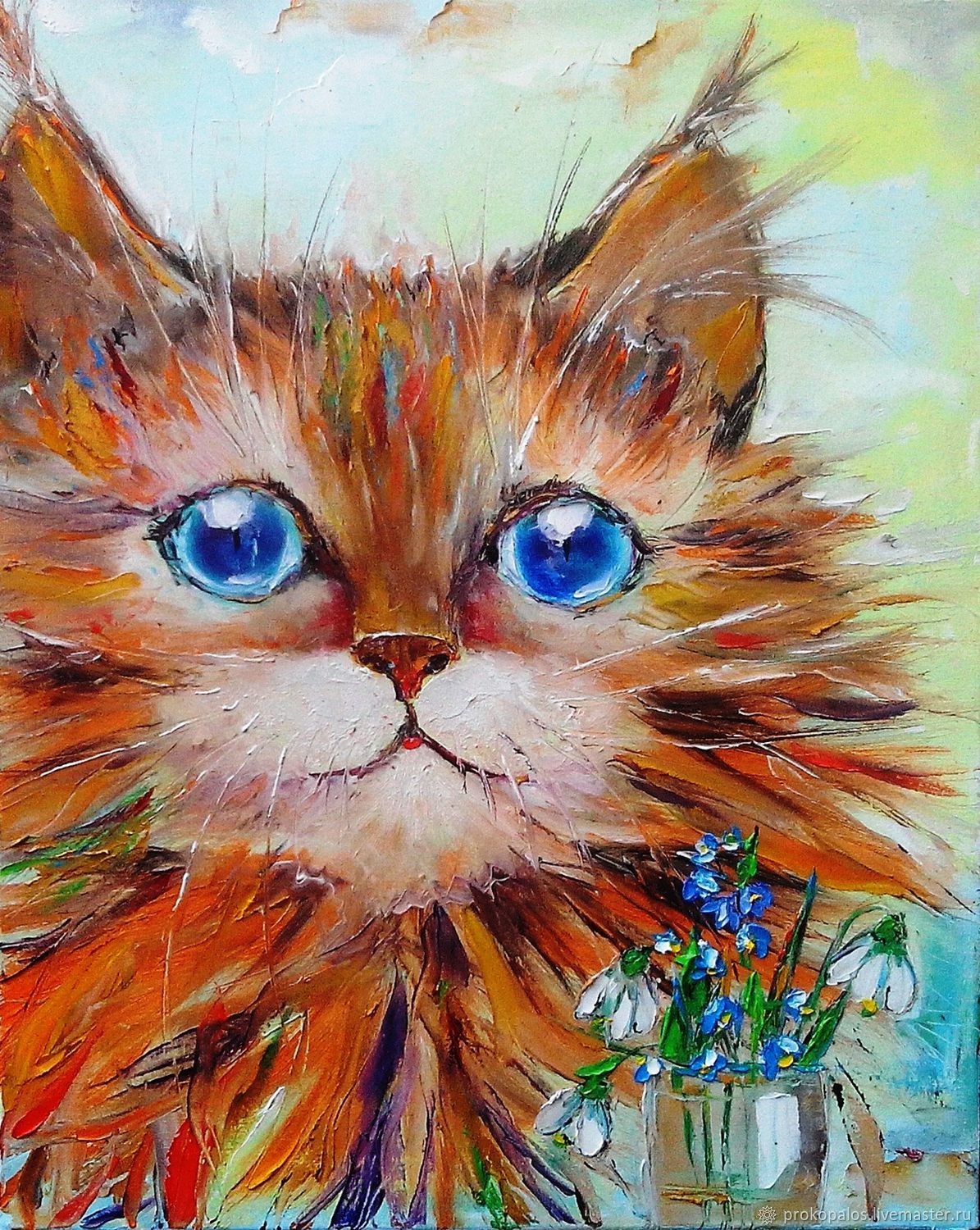Рыжие коты в живописи