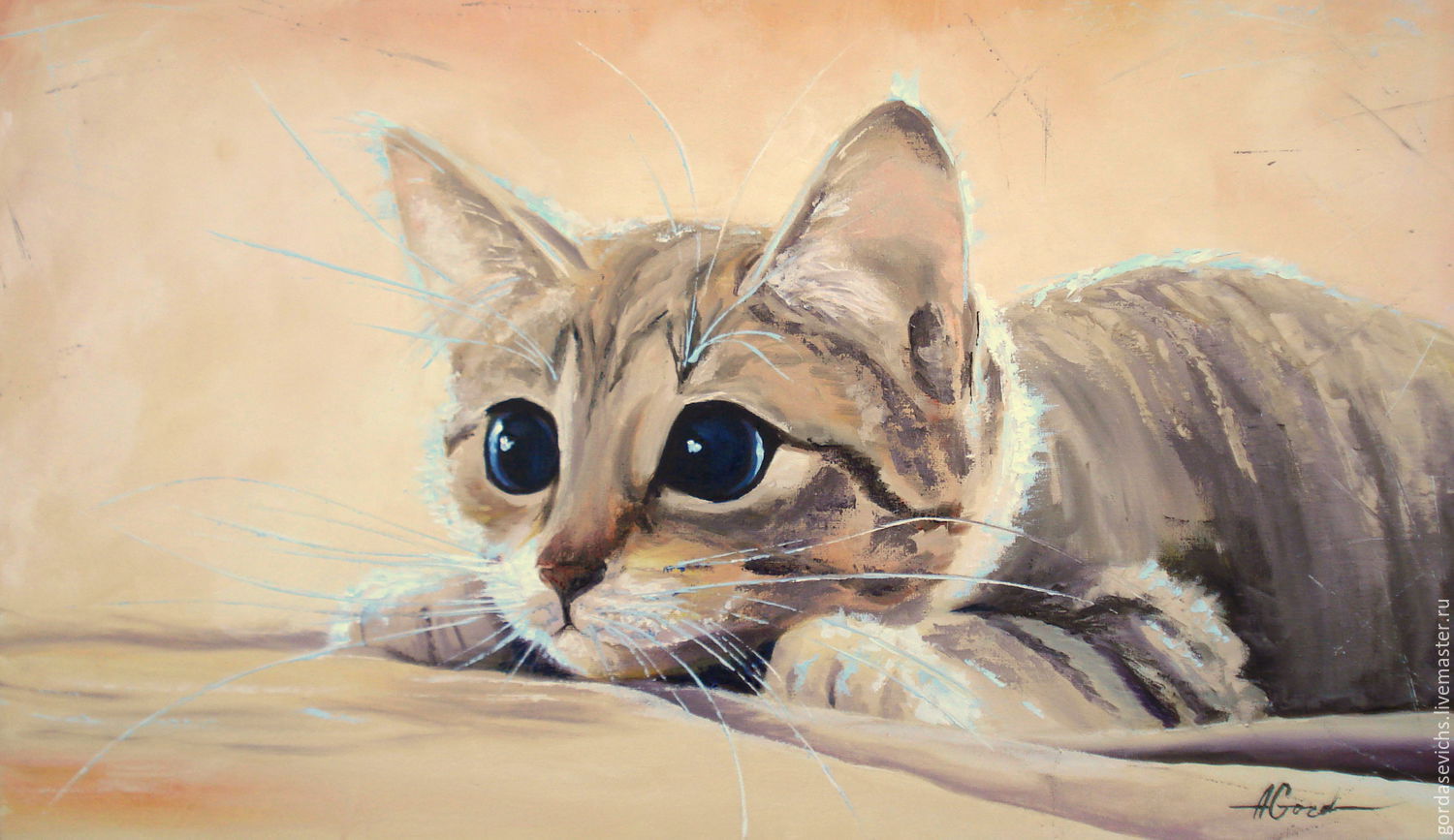 Котики рисунки для срисовки красками