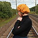 Wool Honey Mustard Yellow. Berets. WoolenHatWithFlowers. Online shopping on My Livemaster.  Фото №2