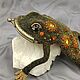 Knitted Frog bag made of beads. Clasp Bag. AirinBeads. Online shopping on My Livemaster.  Фото №2