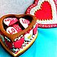 Gingerbread box Heart. Set for gingerbread lovers. Gingerbread Cookies Set. sweets for joy (galinadenisenko). Online shopping on My Livemaster.  Фото №2