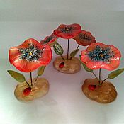 Для дома и интерьера handmade. Livemaster - original item Flower from natural Ural ornamental stone Selenite. Handmade.
