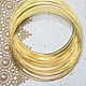 Memory Wire 50 cm for Necklace Gold Wire with Memory. Accessories for jewelry. agraf. My Livemaster. Фото №4