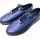 Zapatillas de deporte para hombre, modelo de diseñador, piel de pitón y cuero genuino. Training shoes. SHOES&BAGS. Ярмарка Мастеров.  Фото №4