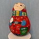 Неваляшка «Ванюша». Статуэтка. ART-MatreshkA. Интернет-магазин Ярмарка Мастеров.  Фото №2