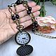 Заказать Винтажное колье (сотуар) с часами. Elena Moonlight Jewelry. Ярмарка Мастеров. . Часы-медальон Фото №3