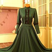 Трикотажное платье миди Сакура 2