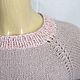 Нежнейший свитер из ангоры. Свитеры. Knit by Heart - Вязаная одежда 富. Ярмарка Мастеров.  Фото №6