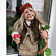 Baba Yaga with mushrooms. Stuffed Toys. With smile. Online shopping on My Livemaster.  Фото №2