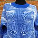 Джемпер с жаккардовым узором. Джемперы. Just Knitting. Ярмарка Мастеров.  Фото №6
