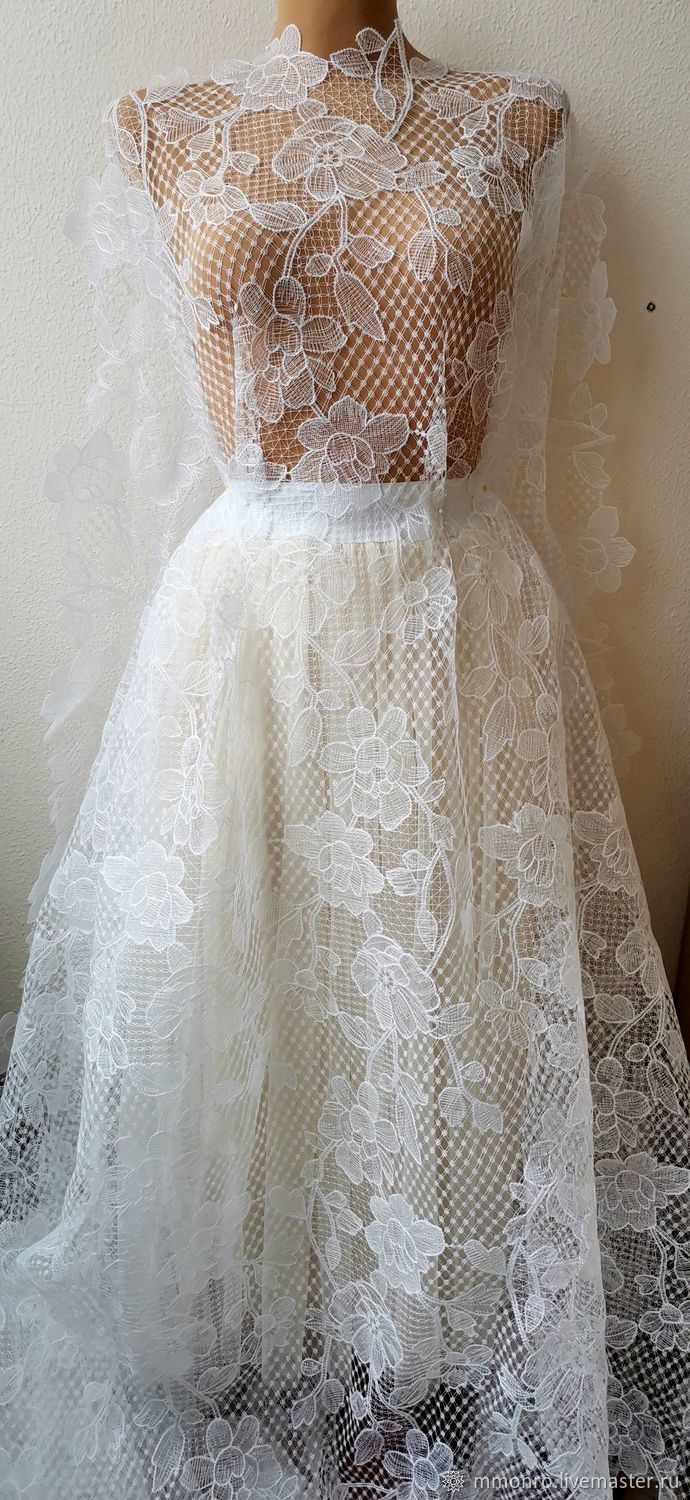 ткани для свадебных платьев