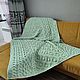 Order Knitted plaid bedspread on the sofa and bed, a gift for the new year. komarovanata. Livemaster. . Bedspreads Фото №3