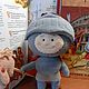 Рыцарь Яшка на коняшке. Подарки на 23 февраля. Катерина Клейменова (funny-toys-3). Ярмарка Мастеров.  Фото №6