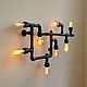 A lamp made of water pipes in the Loft style 'Labyrinth', Wall lights, Ivanovo,  Фото №1