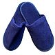 Terry slippers blue 5 pairs closed cape, Slippers, Moscow,  Фото №1