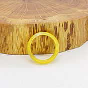 Украшения handmade. Livemaster - original item 17.75 r-r Yellow Agate Ring (nkja1775). Handmade.