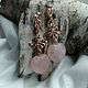 Earrings 'Pink heart'. Earrings. Beautiful gifts for the good people (Alura-lights). My Livemaster. Фото №4