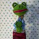 la rana. Muñeca de teatro sin piernas. Puppet show. teatr.tati. My Livemaster. Фото №4