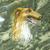 Сувениры и подарки handmade. Livemaster - original item Hound dog Magnet stone painting stone Jasper custom. Handmade.